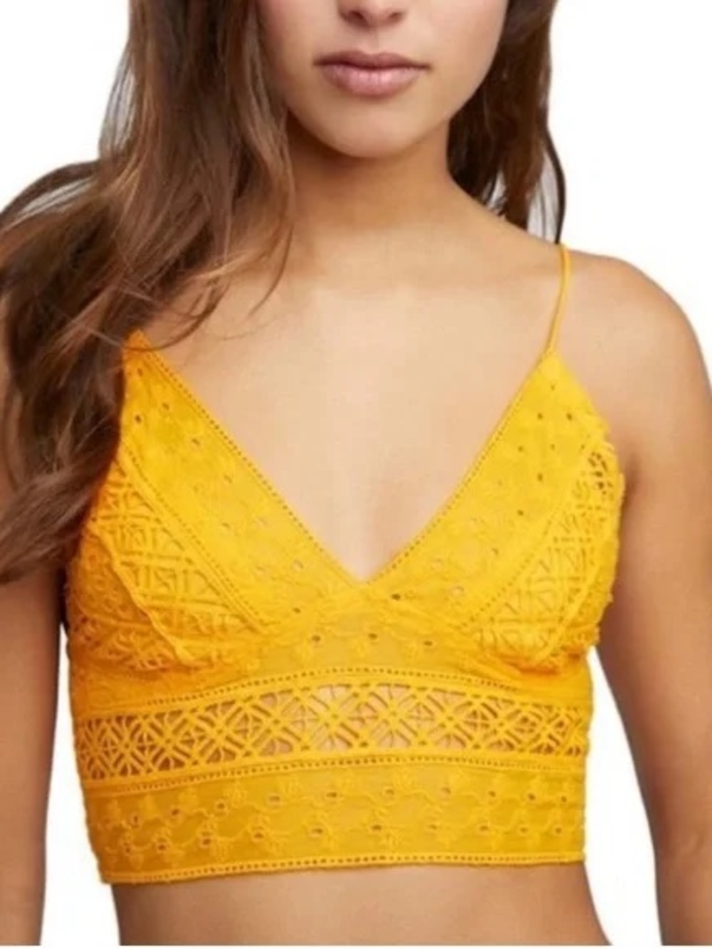 FREE PEOPLE Crochet Lace Bralette